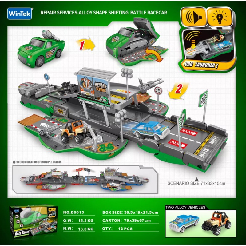 Race Track - transformační autíčko SERVIS